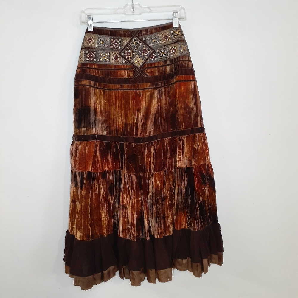Velvet skirt by Casting